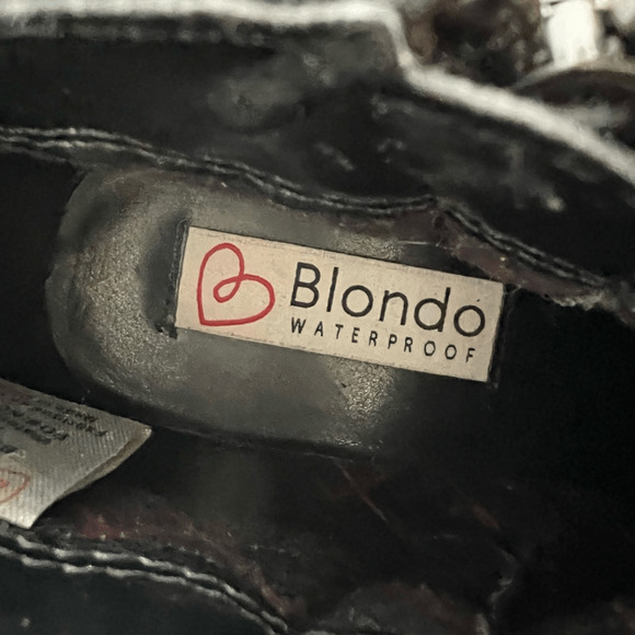 Blondo “Liam”waterproof black ankle boots Size 7.5 - Picture 7 of 10